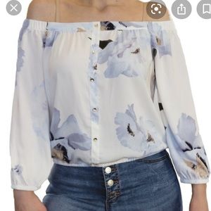 DYNAMITE OFF THE SHOULDER BLOUSE